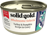Solid Gold Wholesome Selects With Turkey & Pumpkin In Gravy